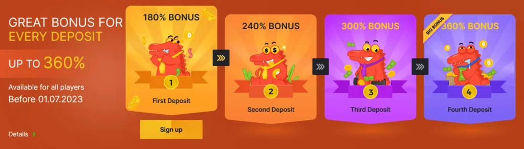 Join BC.Game and get deposit bonus.